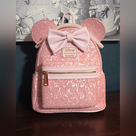 Loungefly Disney Cotton Candy Sequin Backpack main image 6